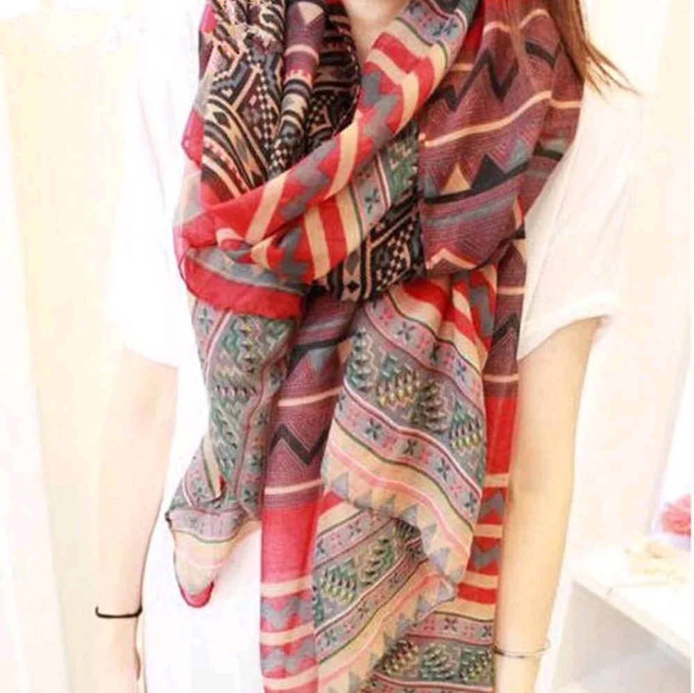 Chiffon stole scarf
